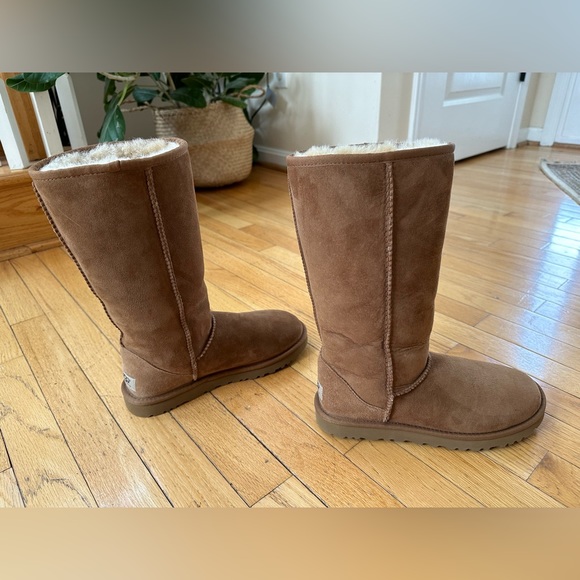 Chestnut color, size 7, worn twice maybe. Barely worn. - Picture 8 of 9